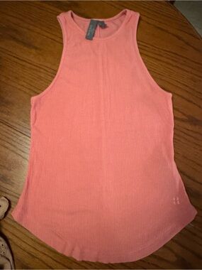Sweaty Betty Ribbed High-Neck Tank